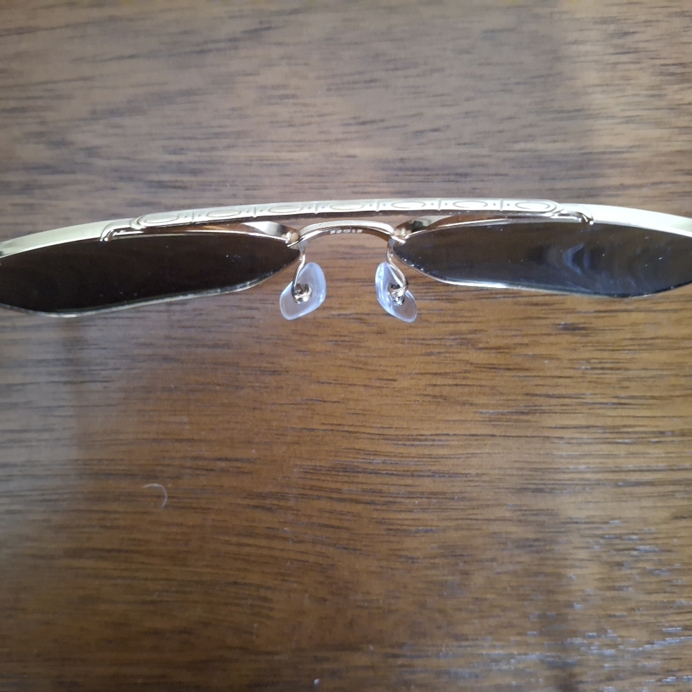 Ray-Ban New Caravan 3636 Gold Frames Green G-15 Lenses EUC - Picture 11 of 16